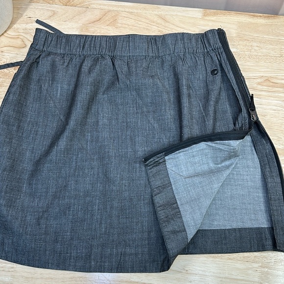 Skhoop Samira Cotton/BambooMini Drawstring Side Zip Skirt - Picture 5 of 9